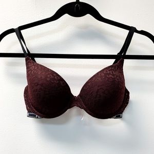 Maroon VS Pink Bra - 32C